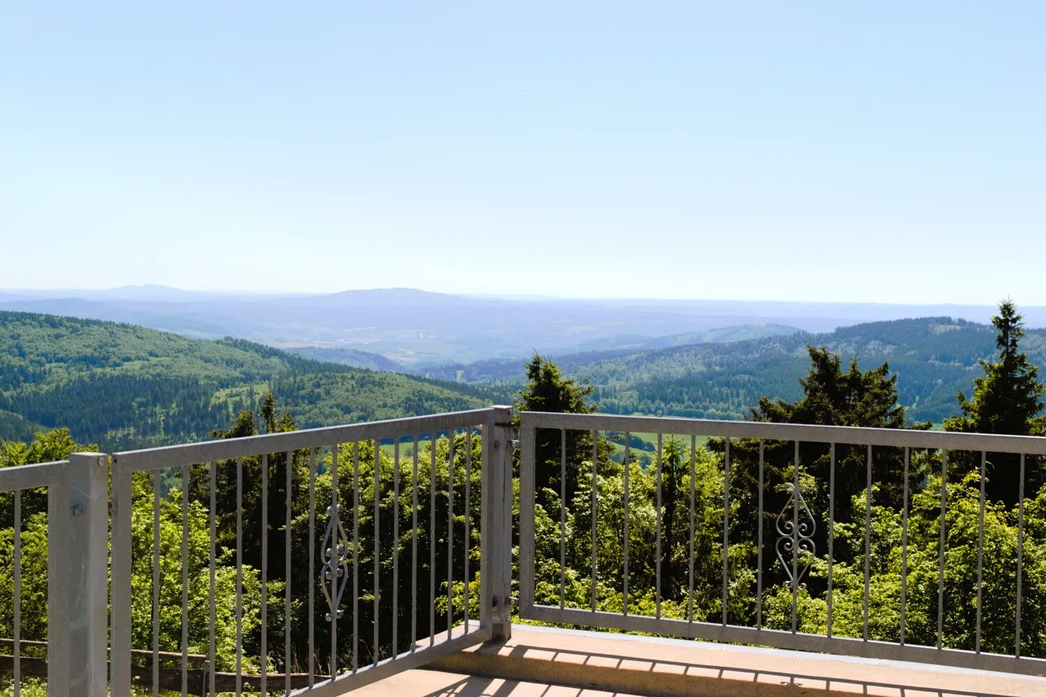 Ausblick von der Panoramaterrasse