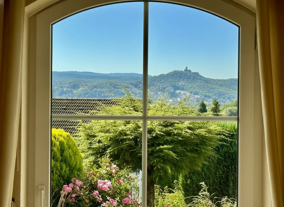 Wartburgblick vom Wohnzimmer