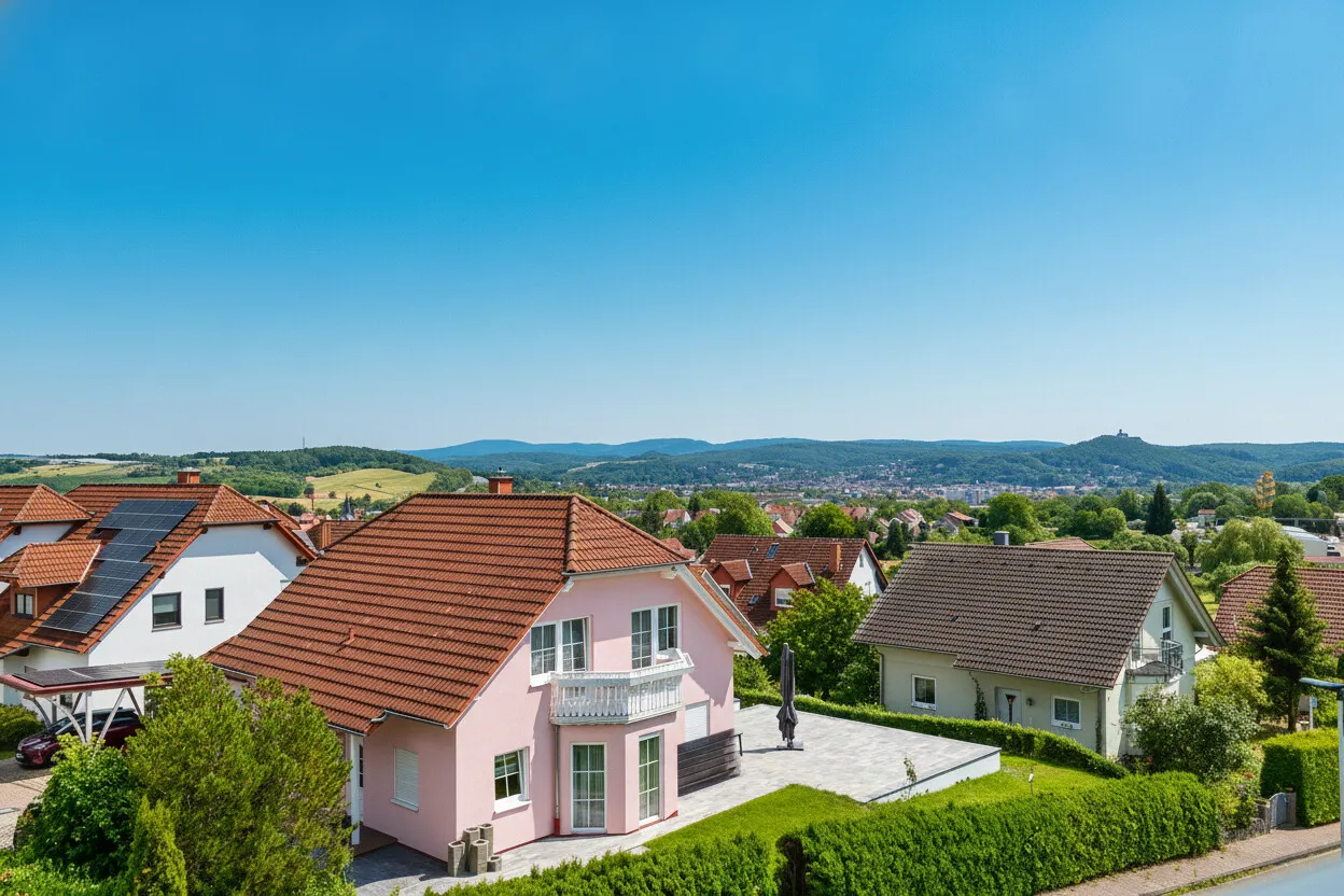 Ausblick Wohnzimmer