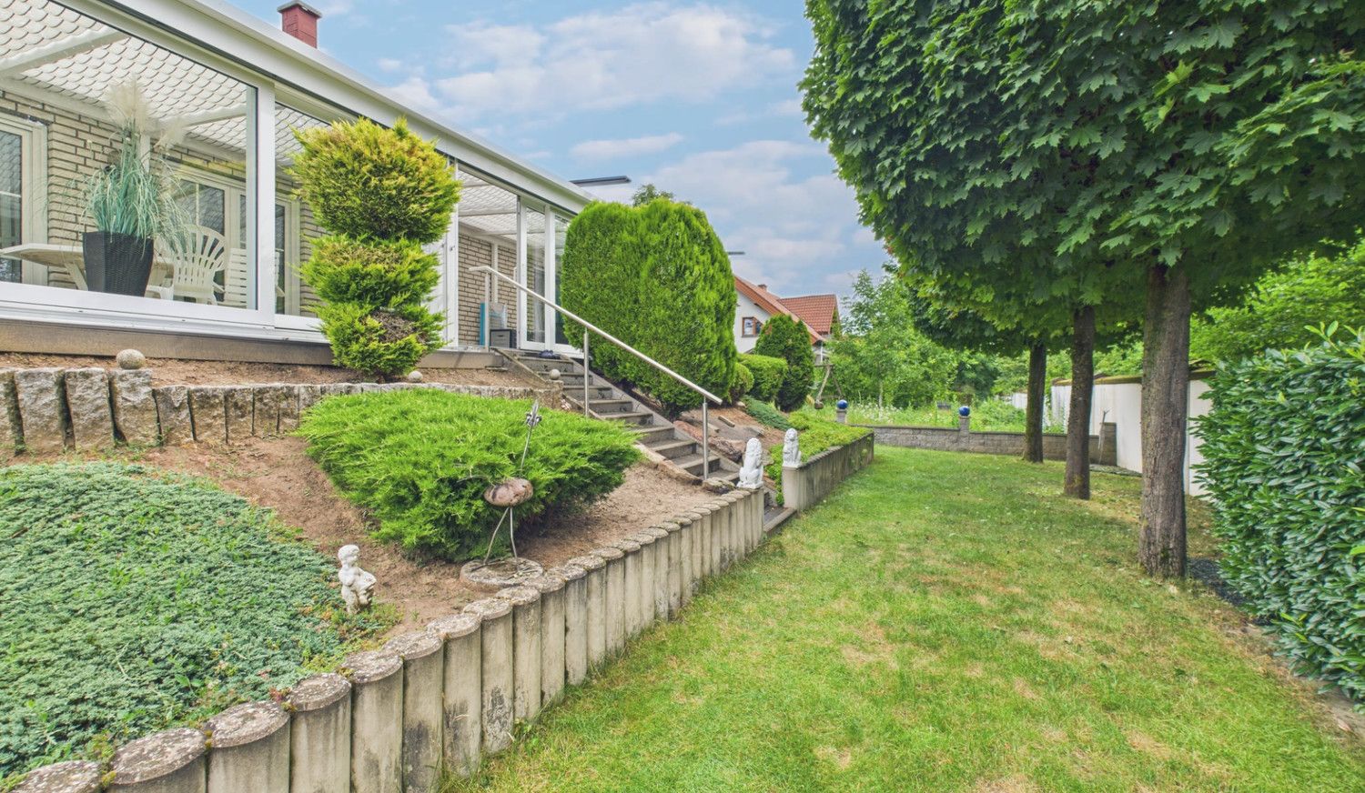 ... zum Süd-Garten