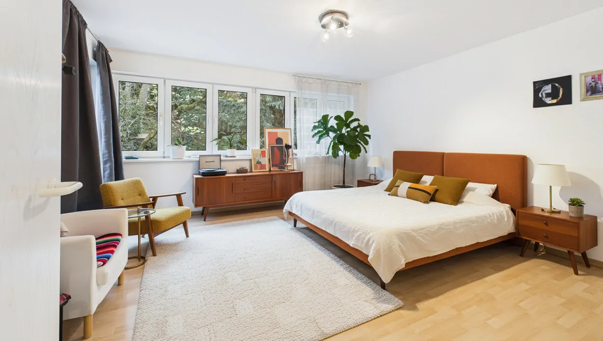 Schlafzimmer Sohn Mid century