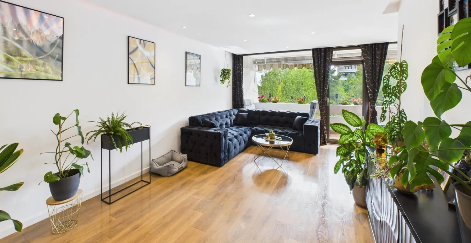 offener Wohnbereich...