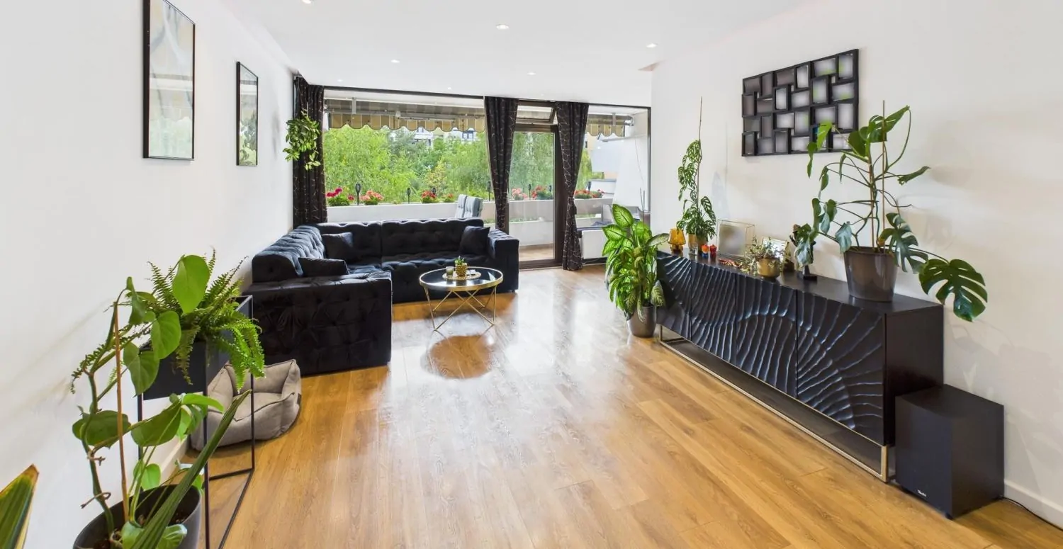 offener Wohnbereich...