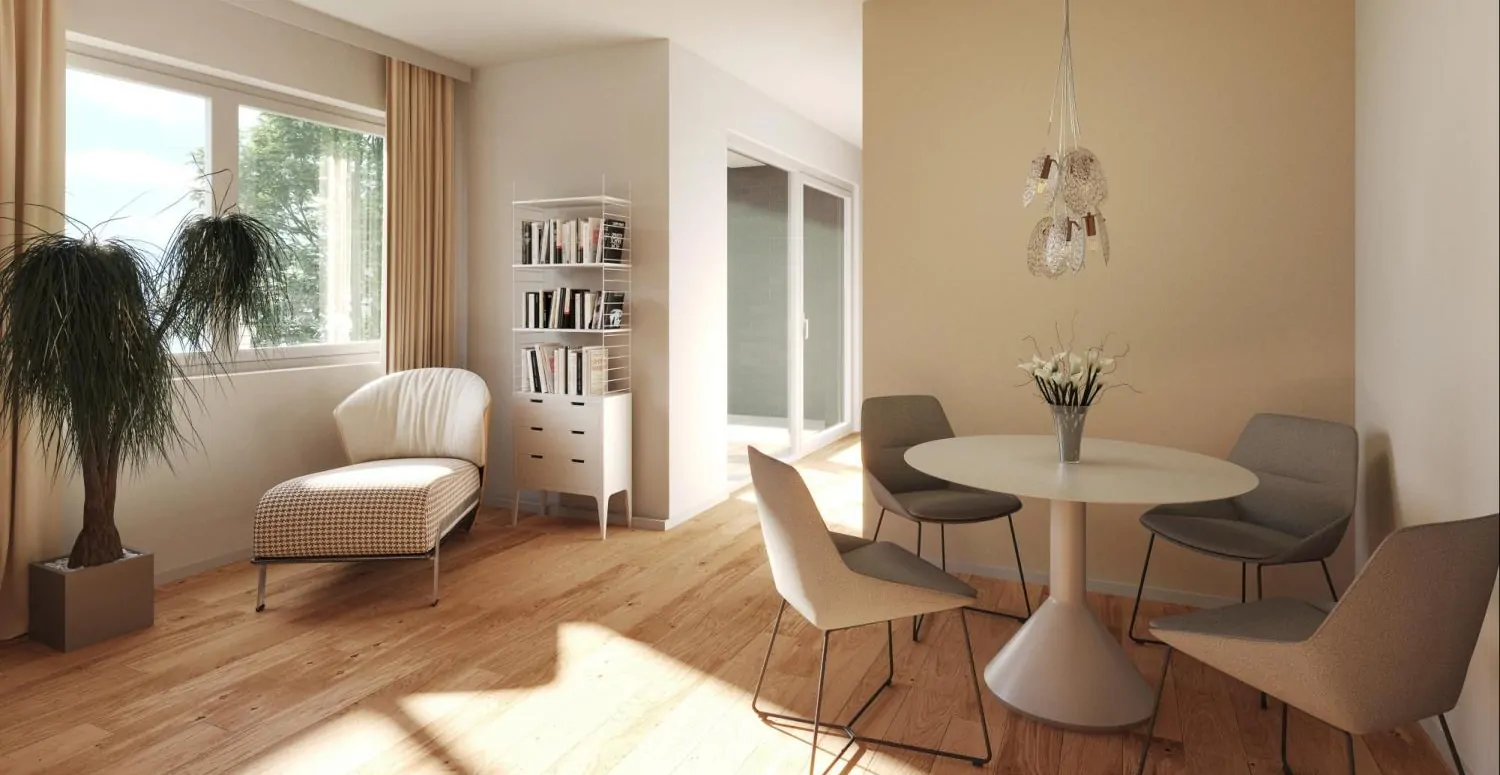 Exposé mitte Wohnzimmer