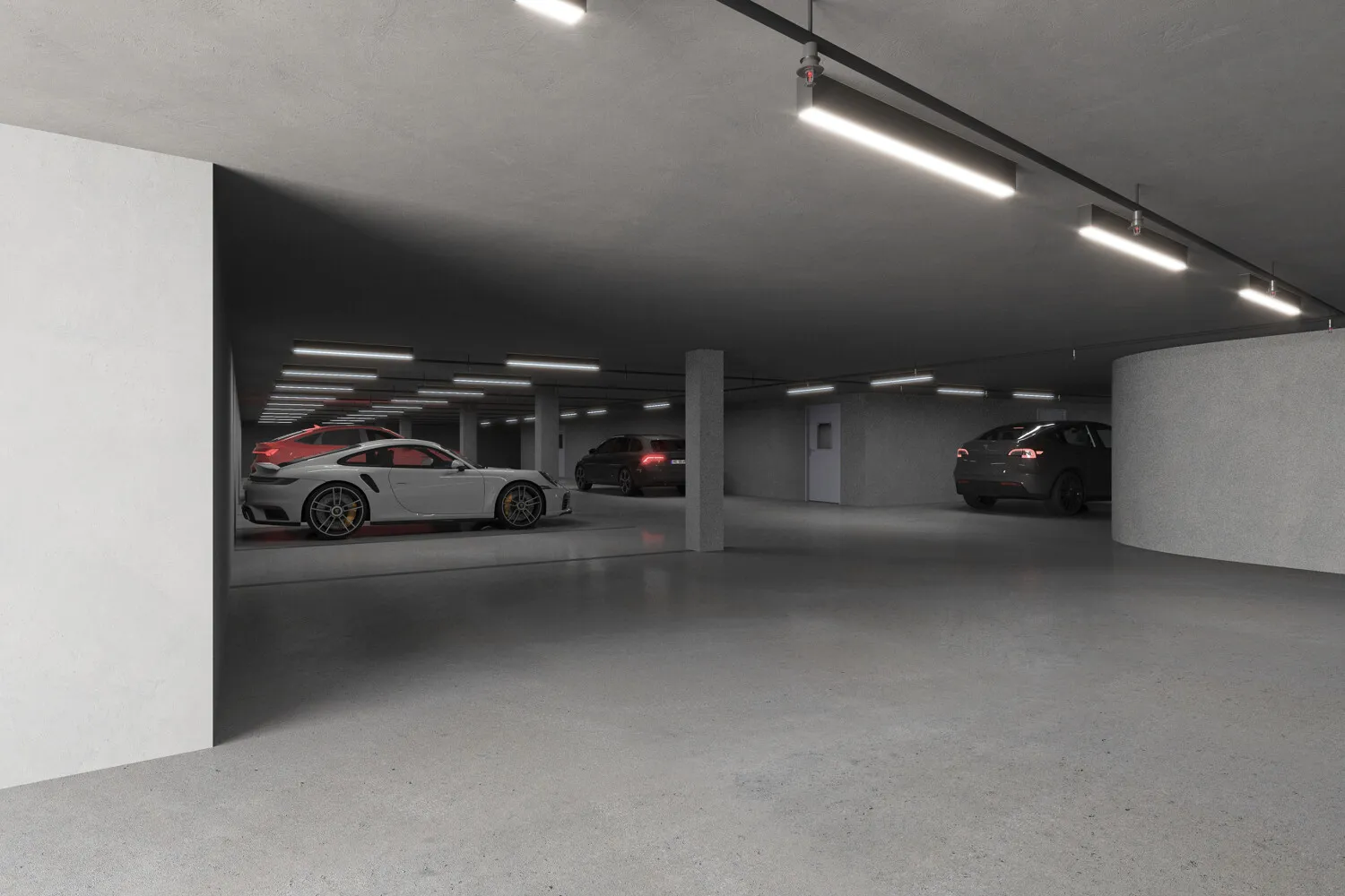 Beispiel Tiefgarage