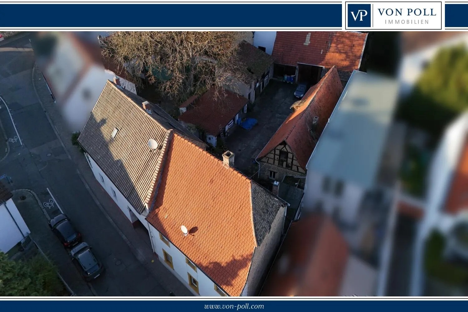 Vogelperspektive Hofreite