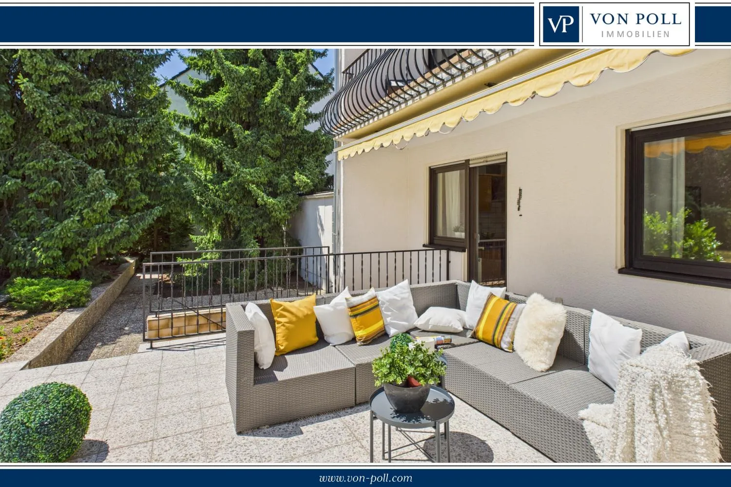 sonnenverwöhnte Terrasse