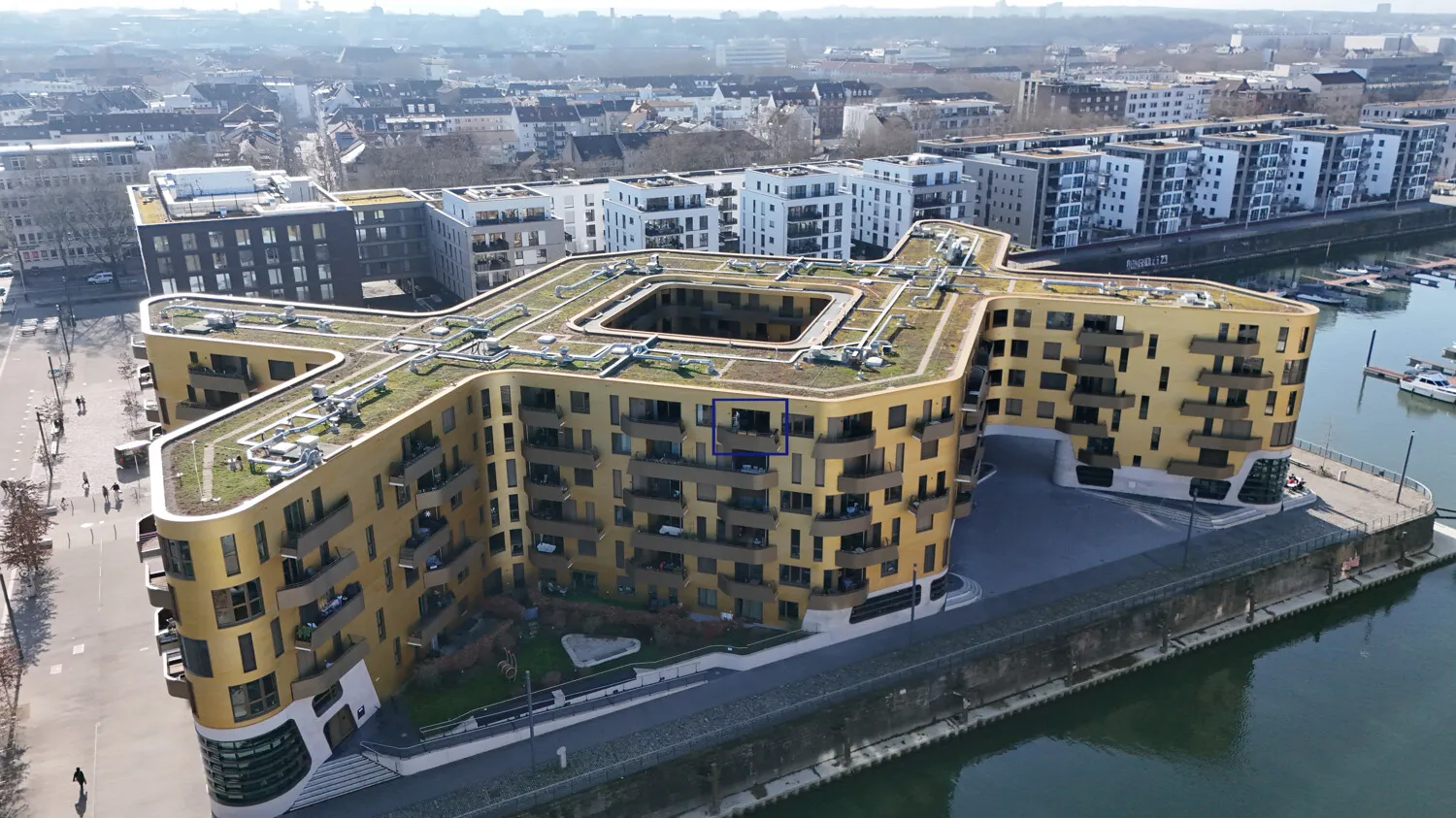 Exklusive 3-Zimmer-Wohnung im Mainzer Zollhafen mit Rheinblick - Foto 2