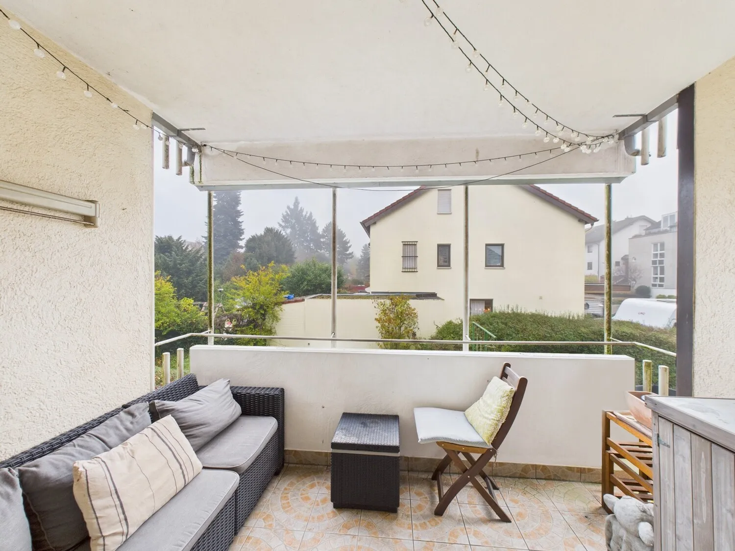 gemütlicher Balkon
