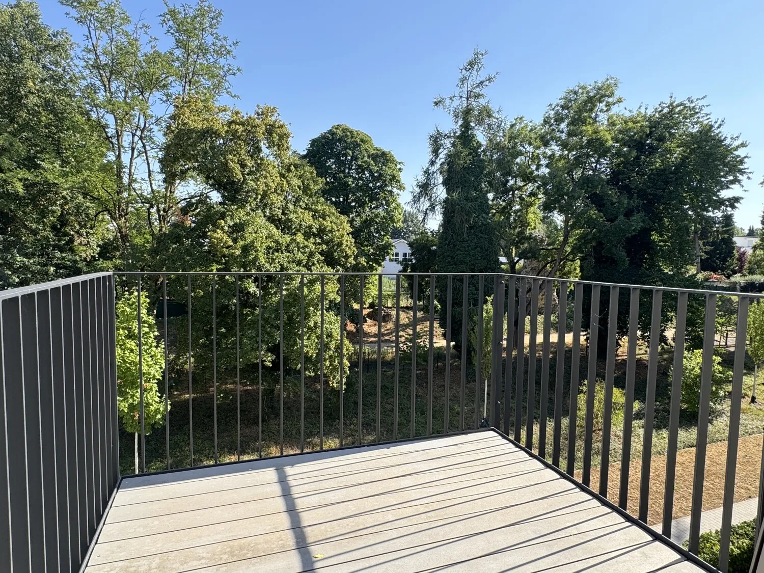 Balkon mit schönem Ausblick