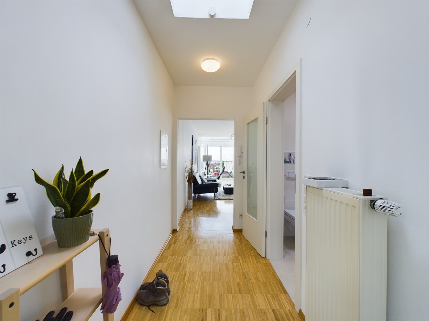 Loft einladender Flur