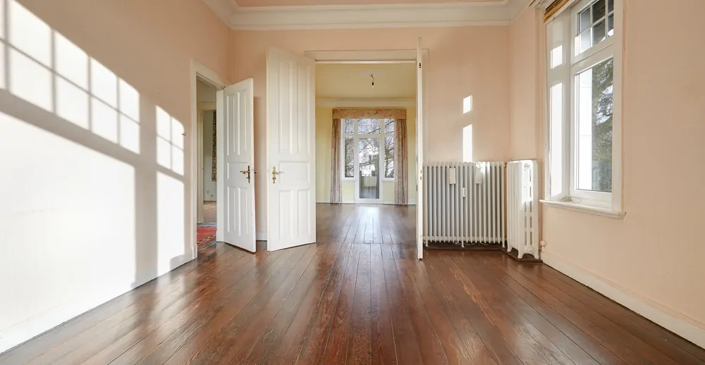 Zimmer mit originalen Stil-Elementen