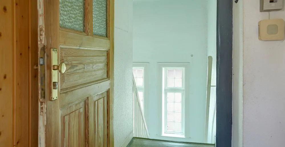 Treppenaufgang ins Dachgeschoss