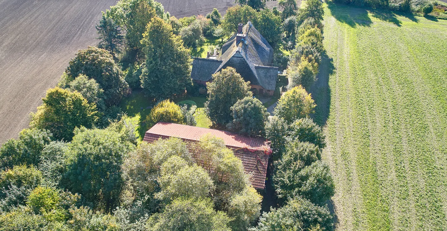 Drohnenansicht von Norden