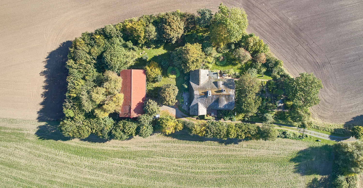 Alleinlage - eine grüne Insel