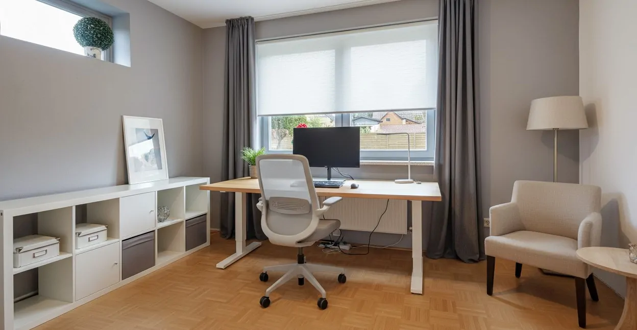 Einrichtungsbeispiel Arbeitszimmer