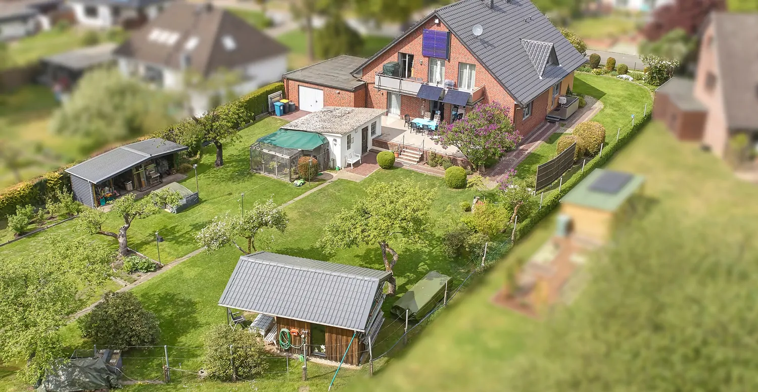 Weitläufiges Grundstück