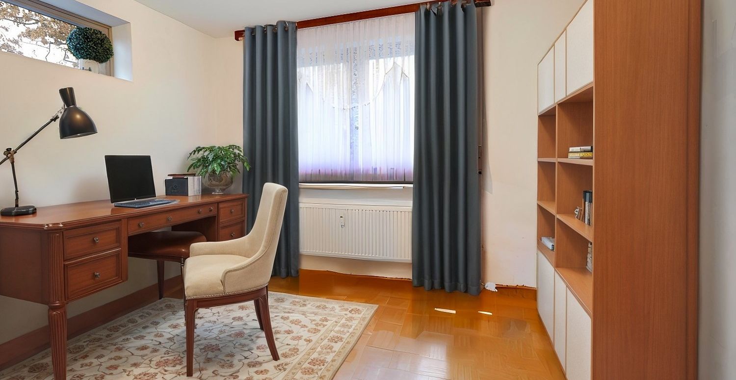 Einrichtungsbeispiel Arbeitszimmer