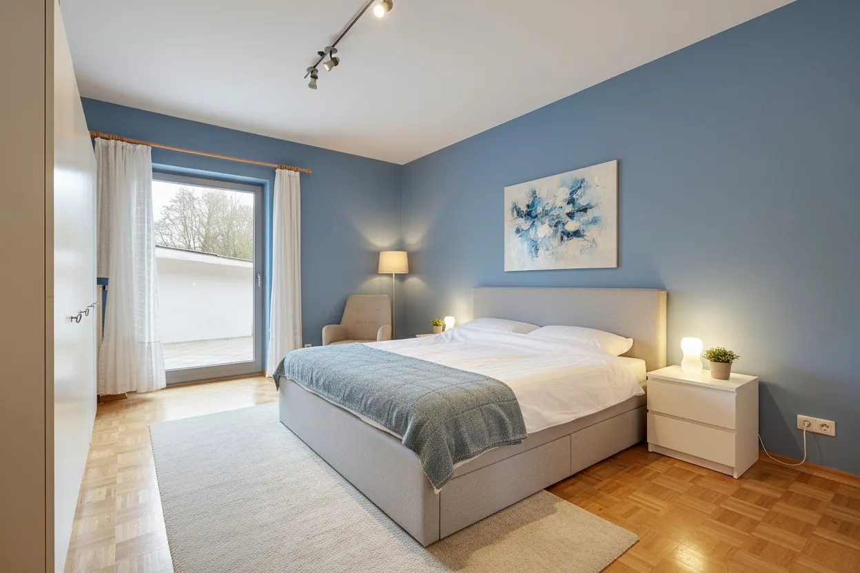 Einrichtungsbeispiel Schlafzimmer