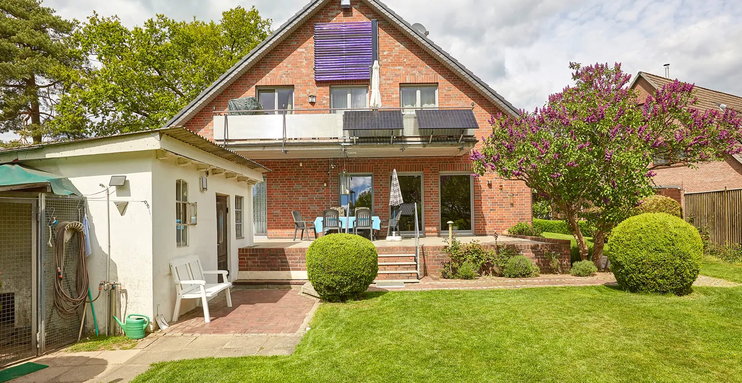 Gerätehaus mit Hühnerstall