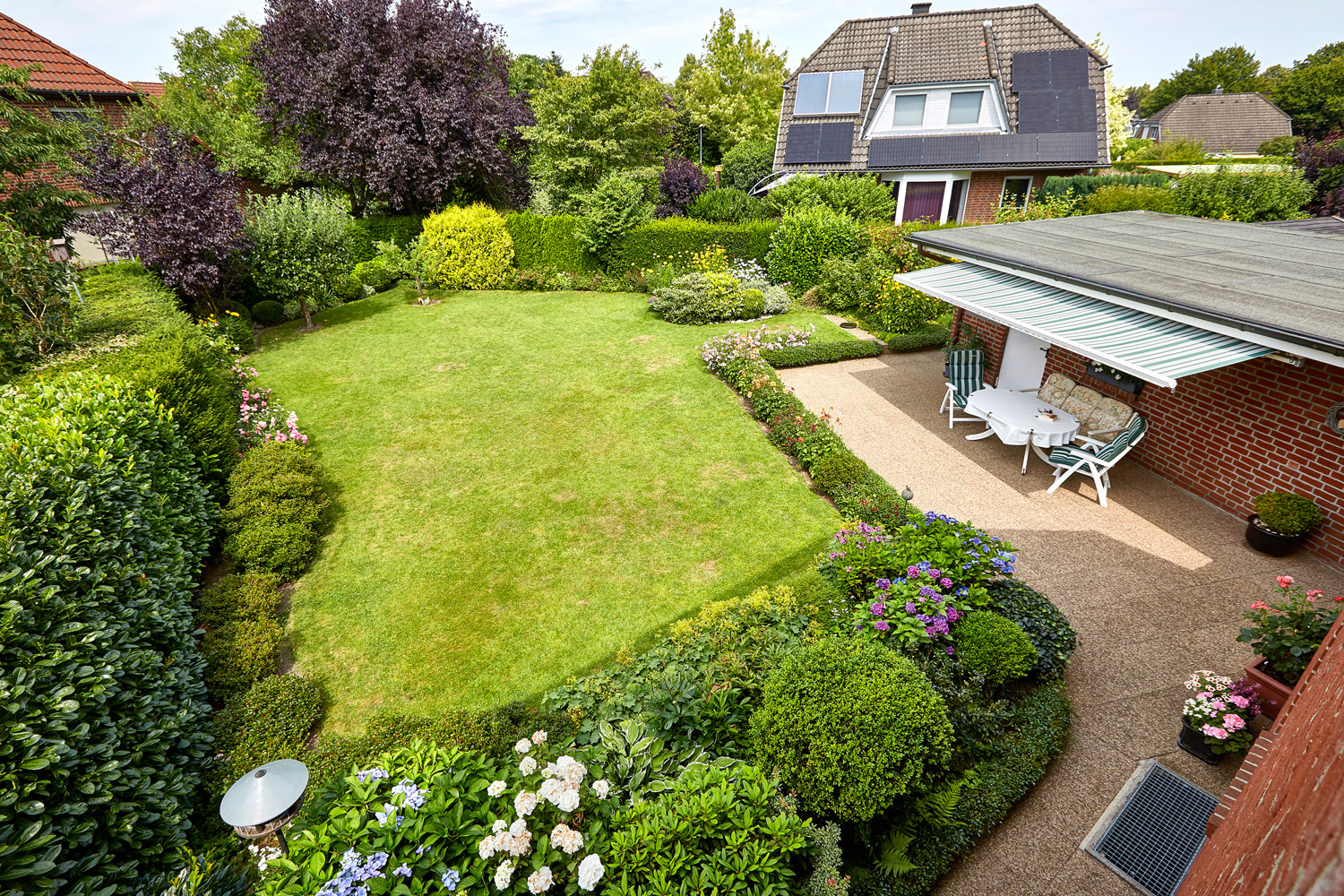 Blick in den rückwärtigen Garten