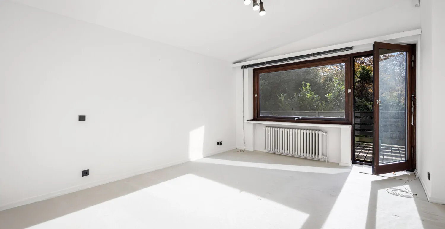 Viel Licht und Zugang zum Südbalkon