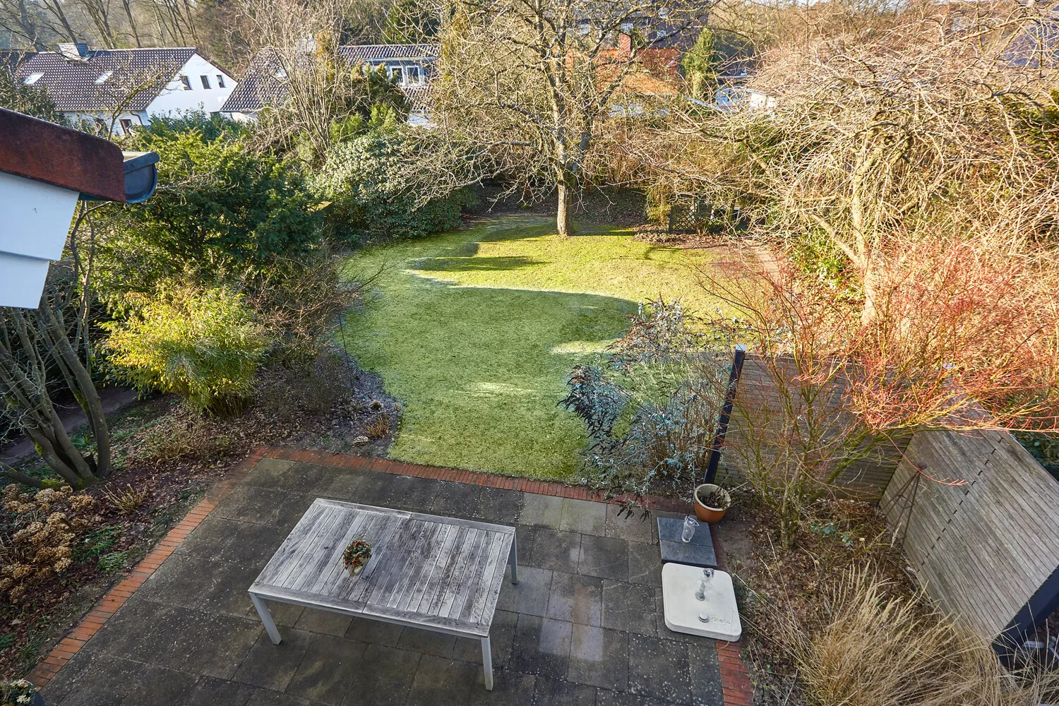 Aussicht in den eigenen Garten