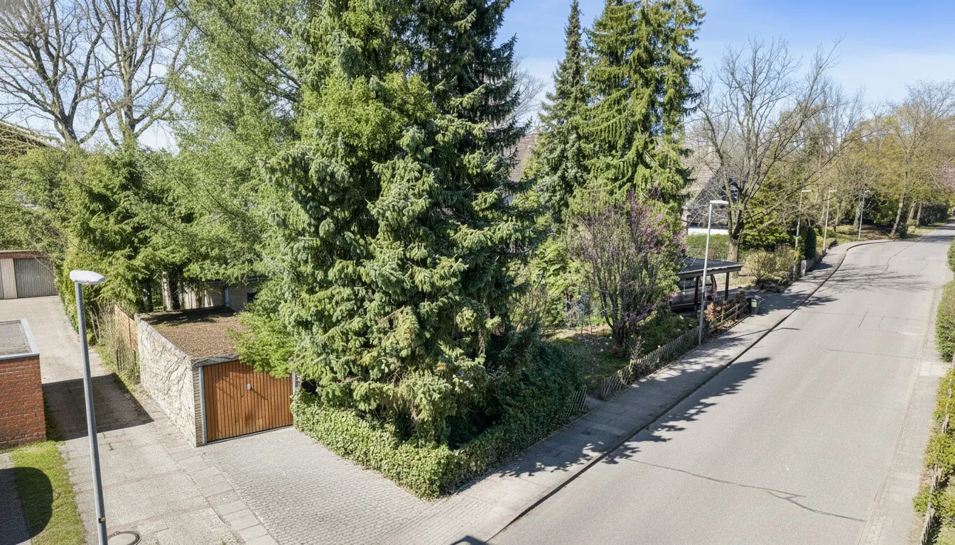 Garage und weiterer Stellplatz