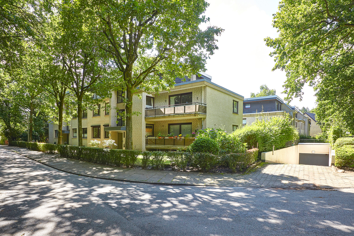Tiefgaragenzufahrt