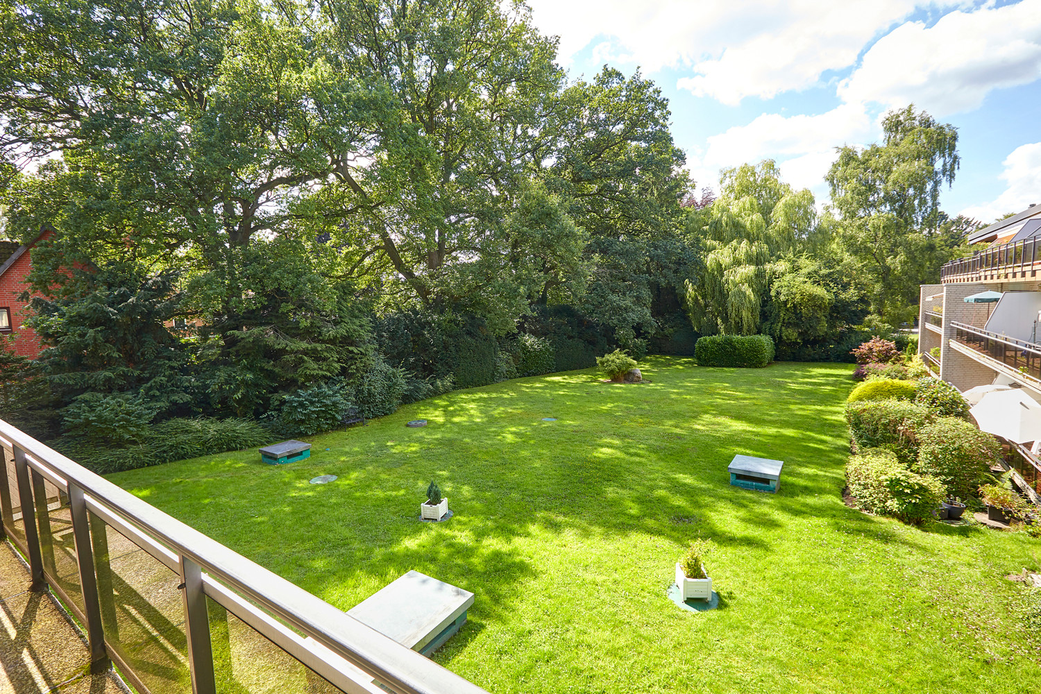 Ausblick vom Balkon