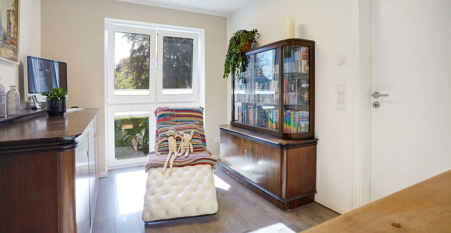 Galerie mit Zugang zum ausgebauten Spitzboden