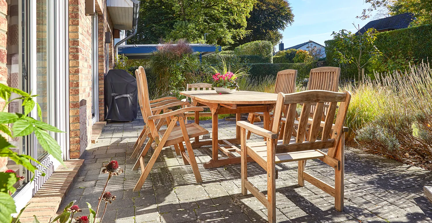 Sonnige Südterrasse