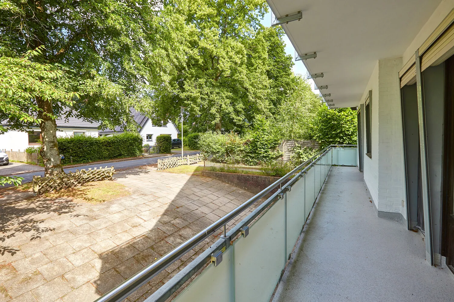 Balkon mit West-Ausrichtung
