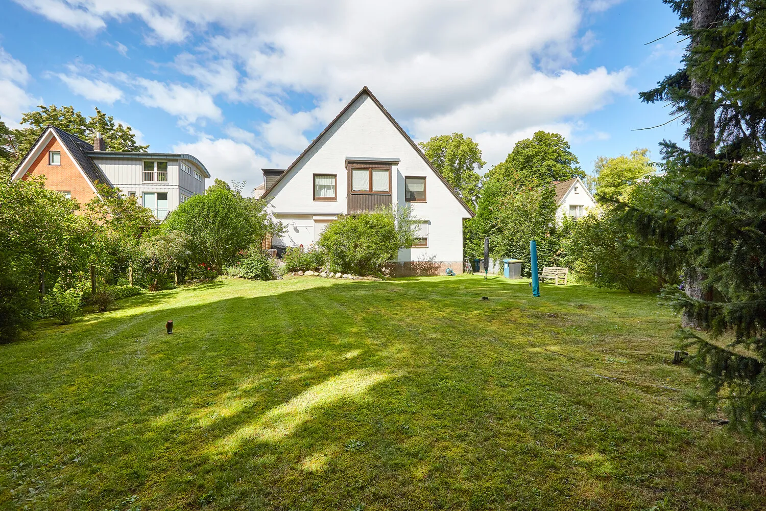 Rückansicht des Hauses