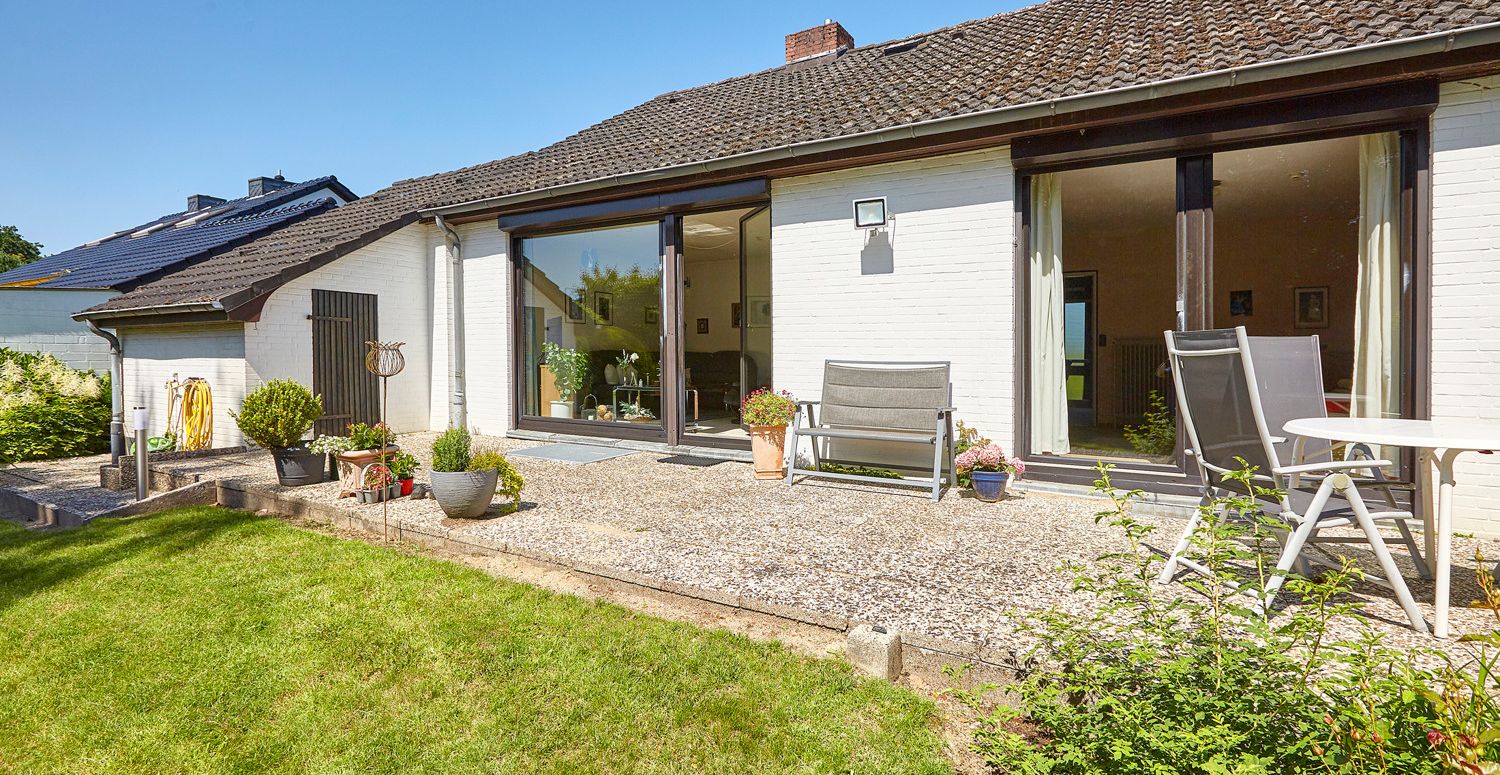 Sonnige Süd/West-Terrasse