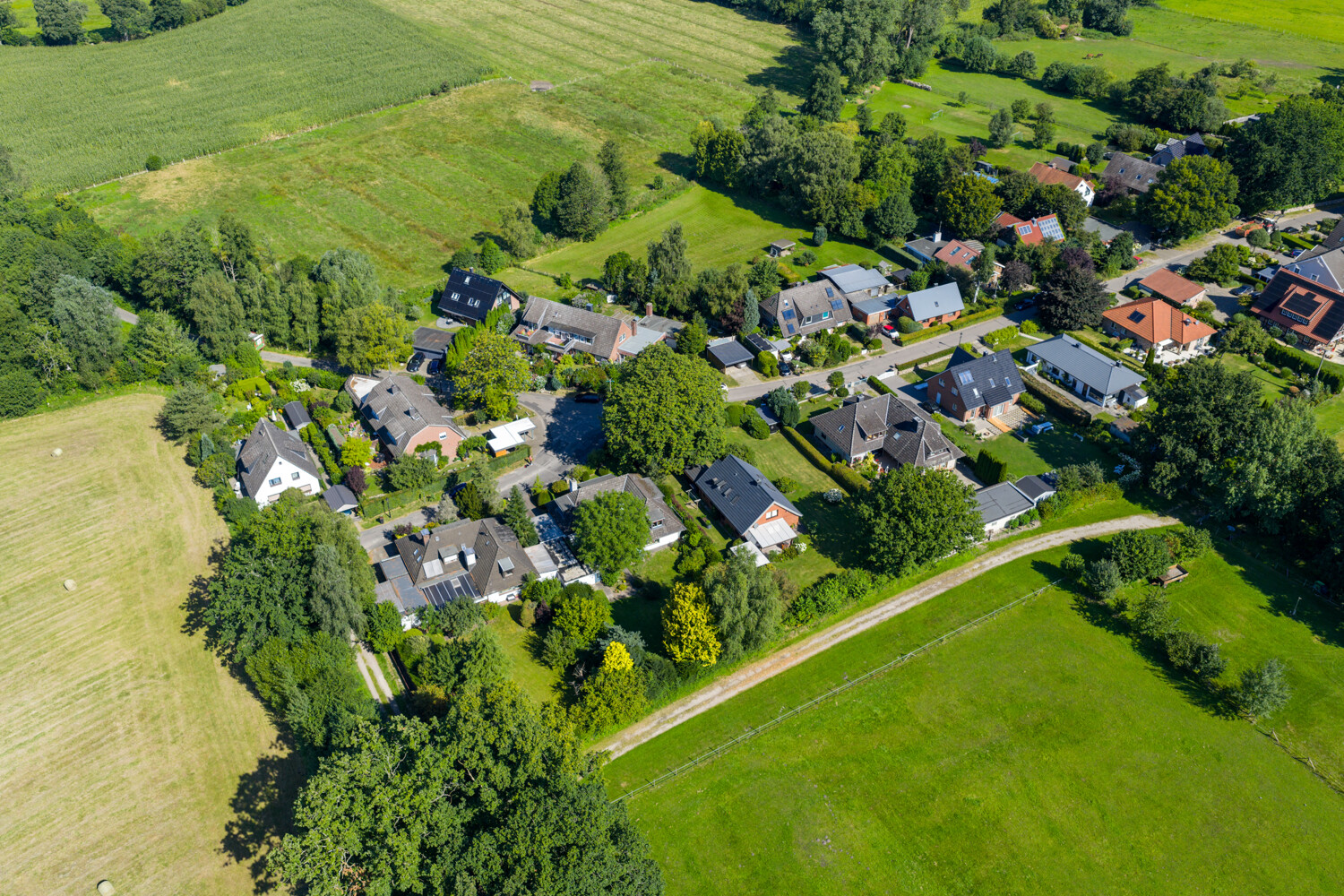 Weit und breit grün