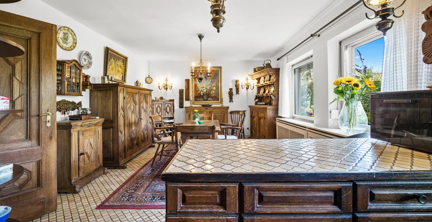 Einbauküche mit Tresen