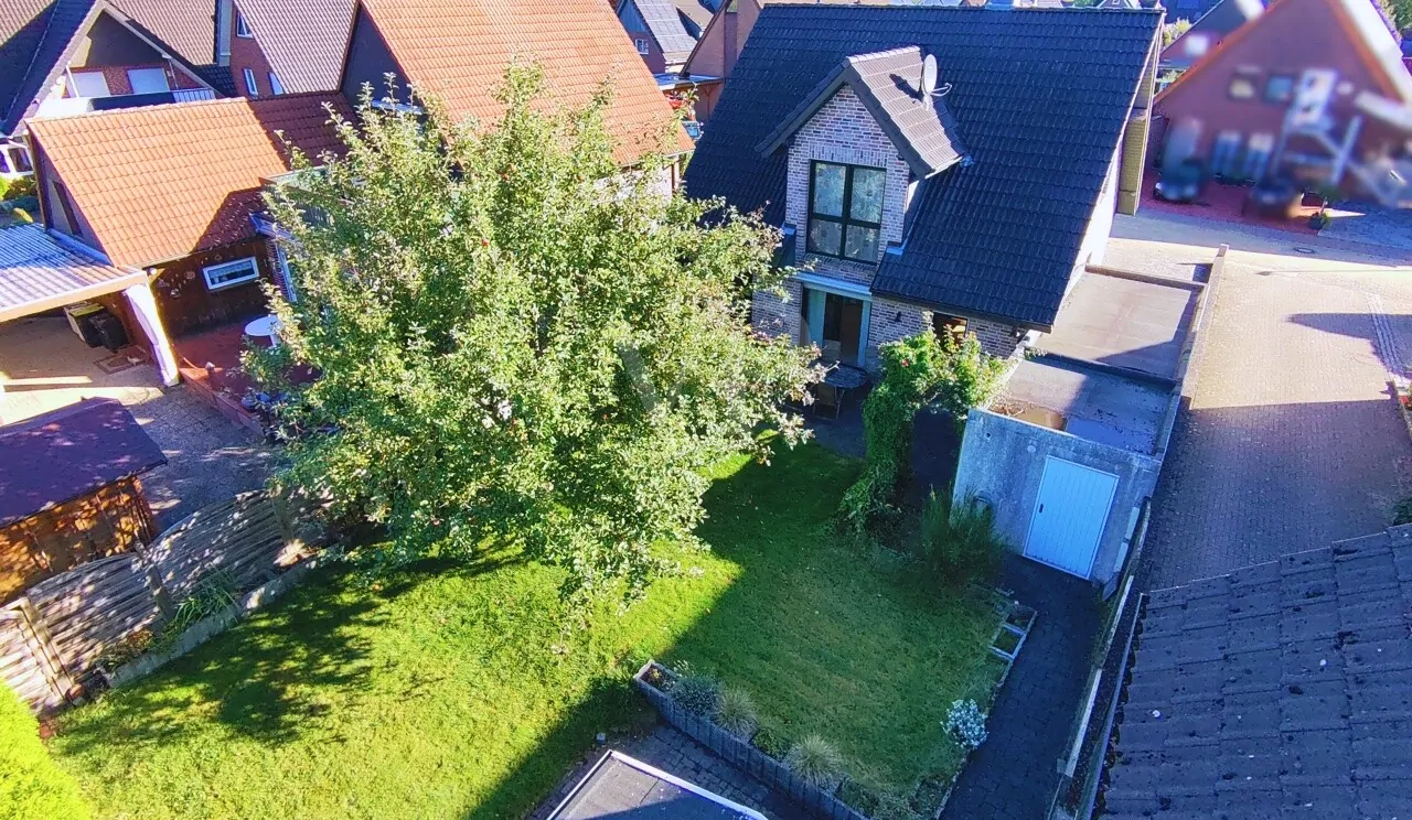 Drohnenaufnahme Ansicht Haus