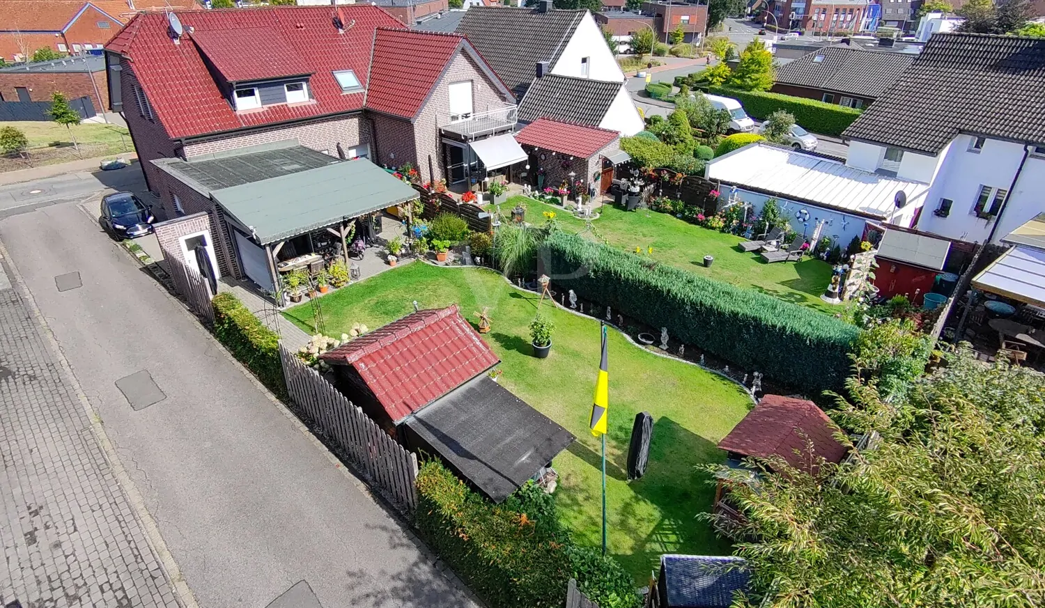 Ansicht Garten Steinkamp 13+15