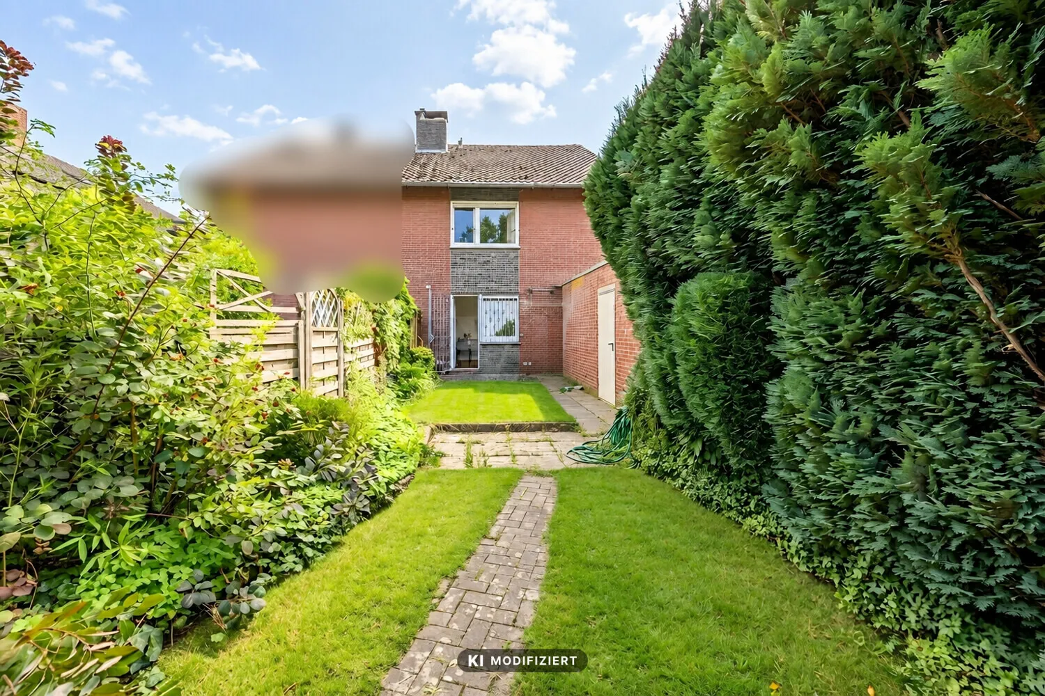 Garten und Terrasse zur Küche