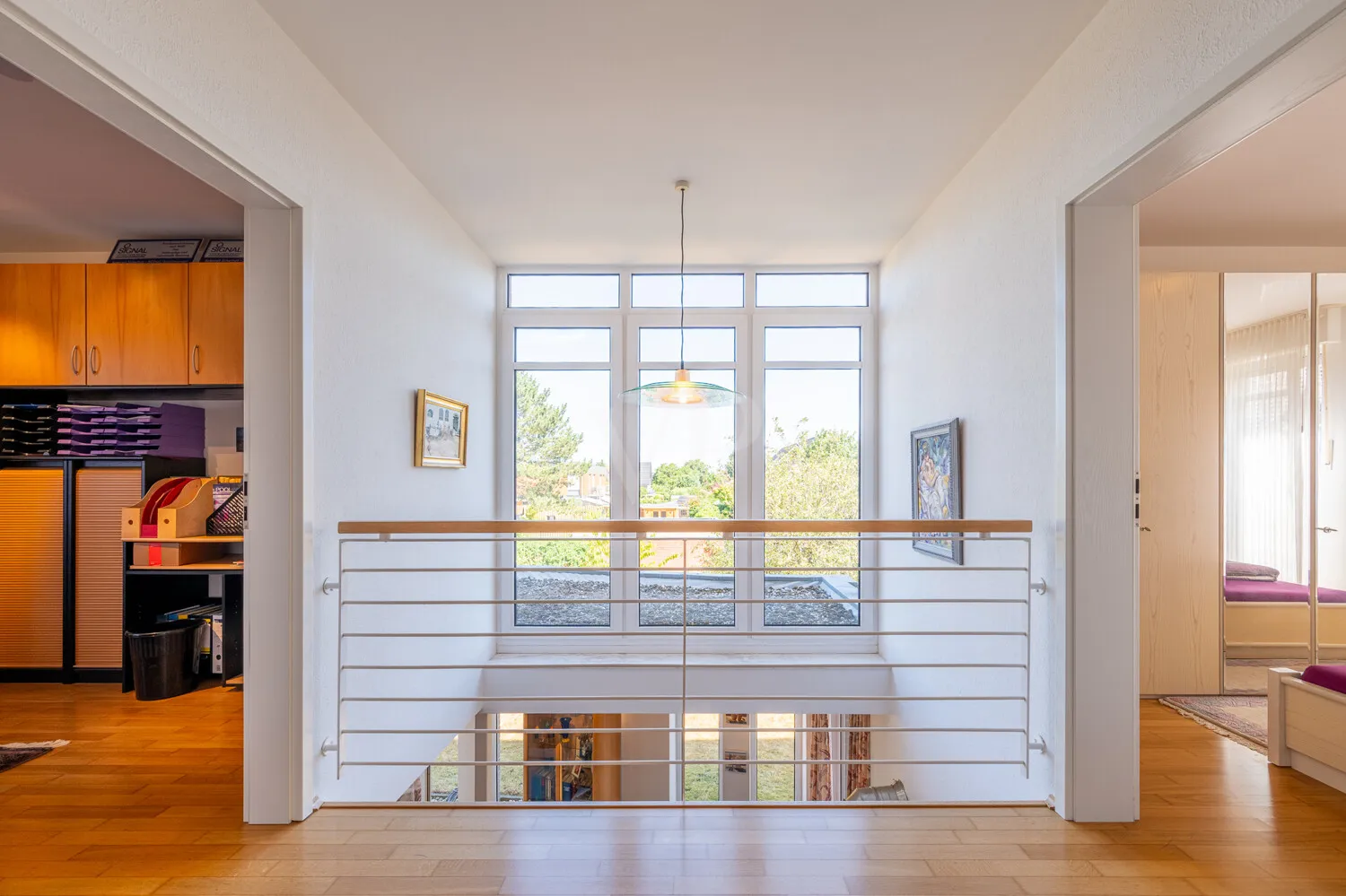 Galerie im Obergeschoss