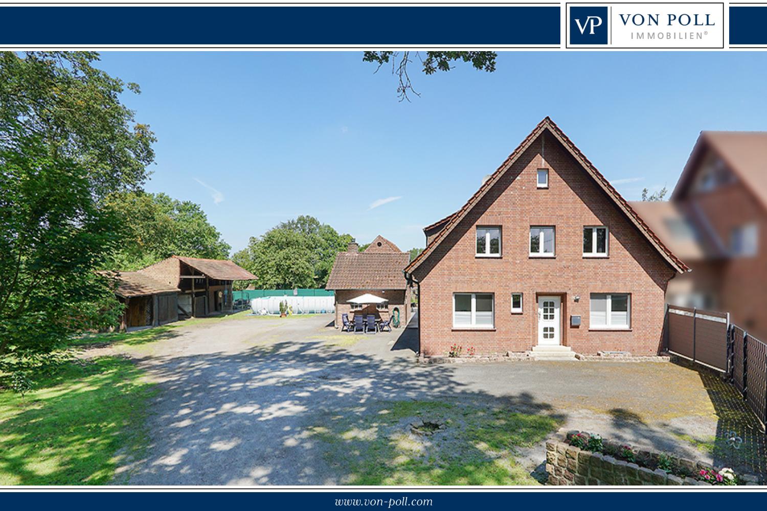 Mehrgenerationenhaus mit Pool in naturnaher Lage von Dorsten Deuten