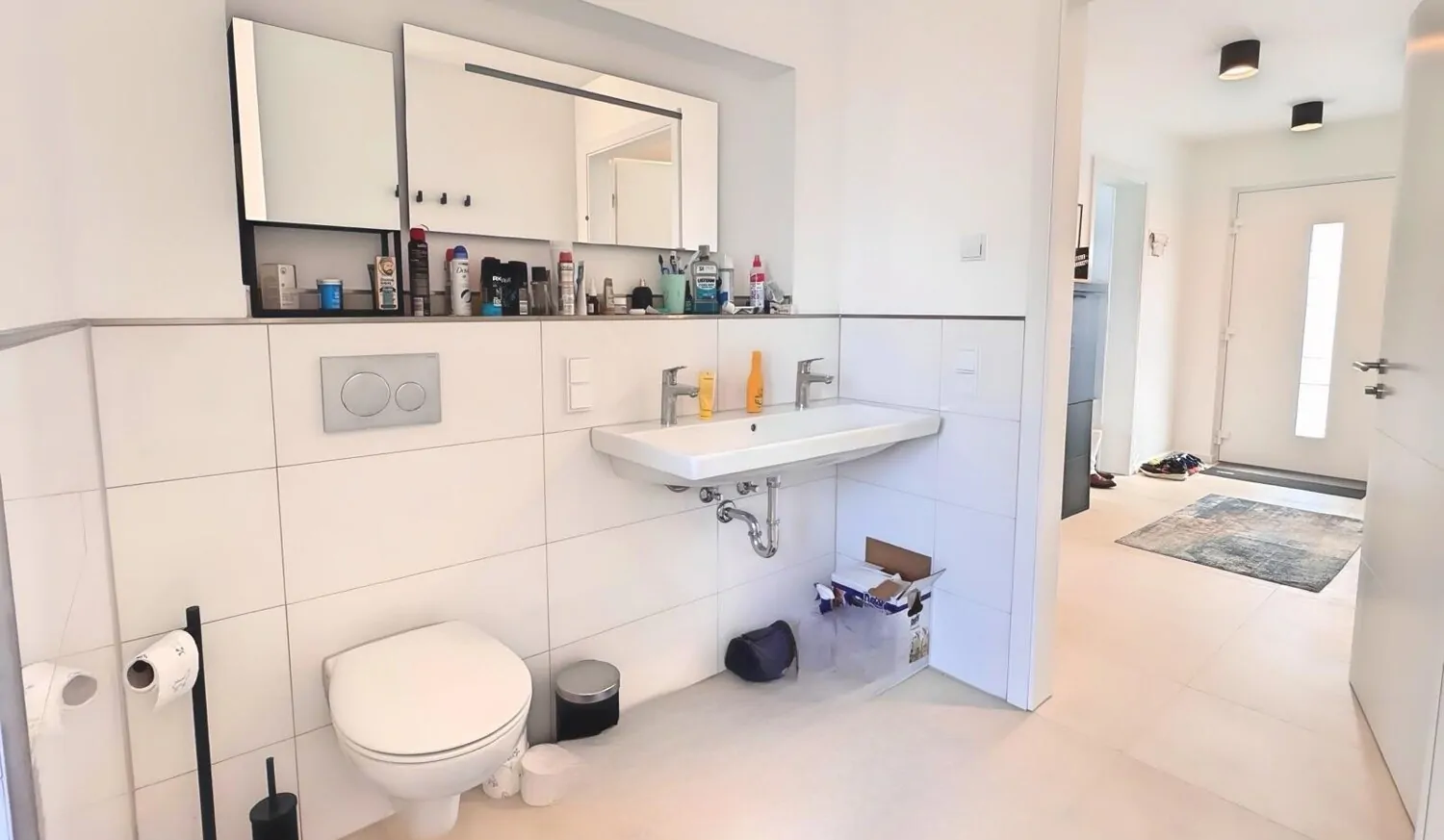 Bad mit WC, Du, Wanne