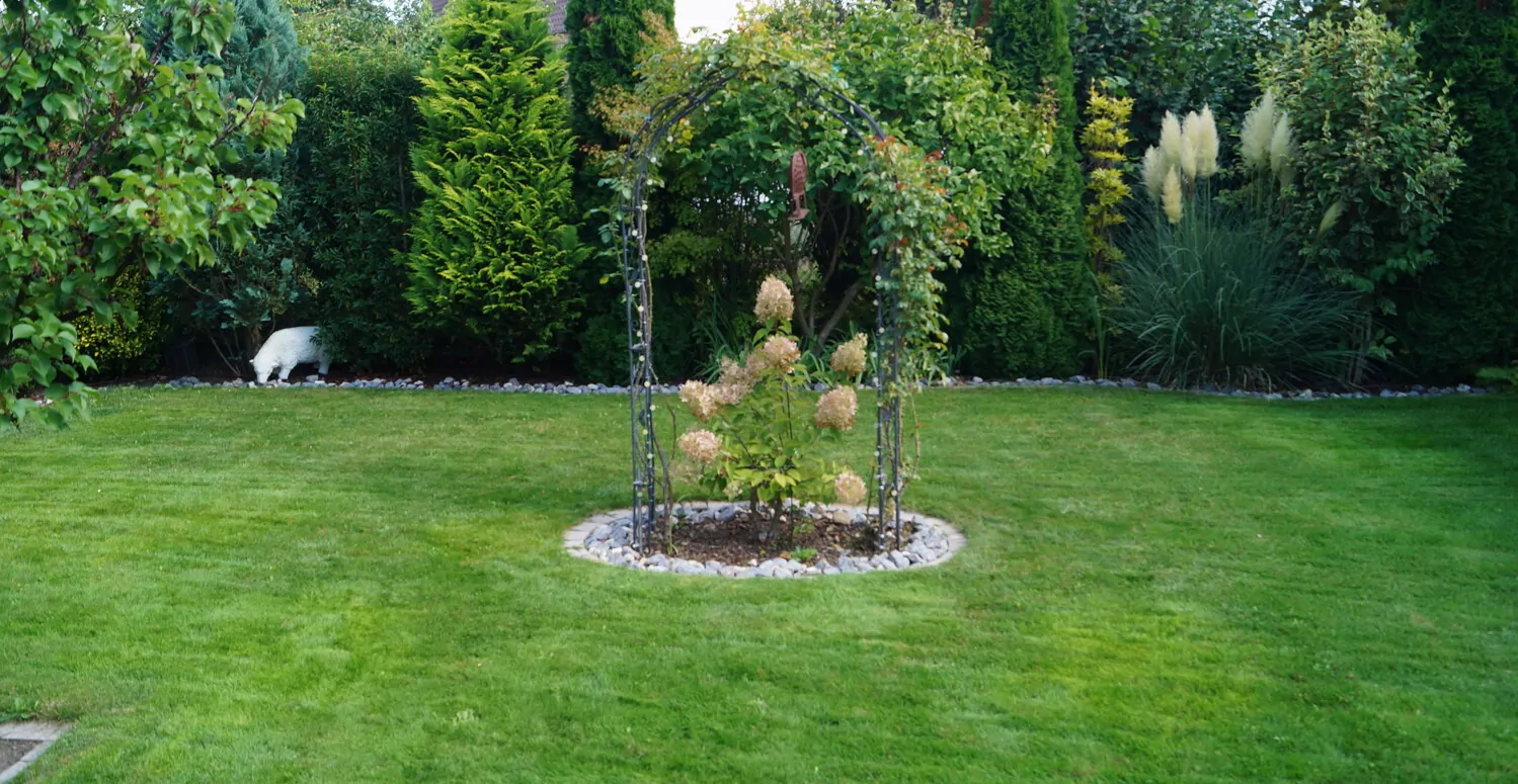 top gepflegter Garten