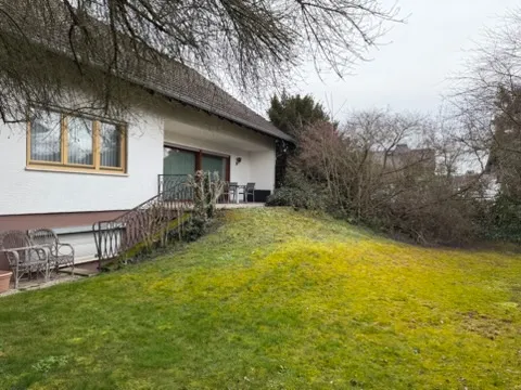 Terrasse und Gartenblick Stockstadt