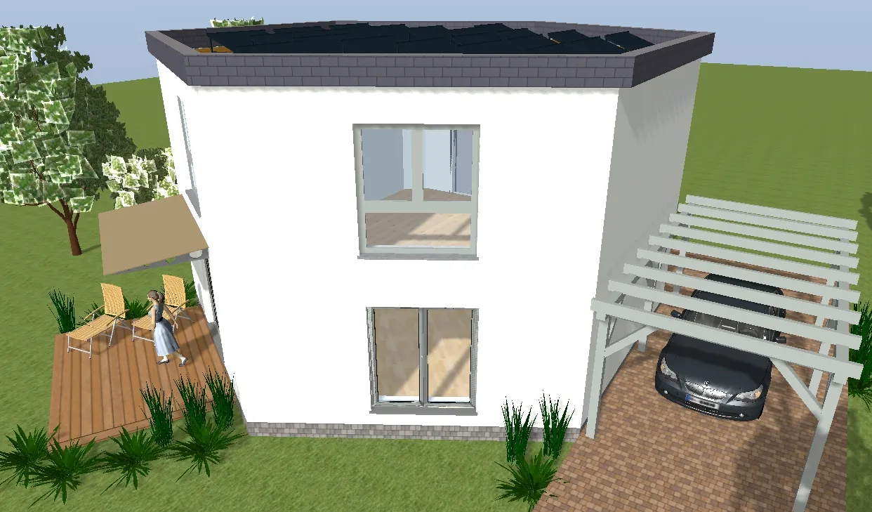 Hexagon Haus, alles..... außer gewöhnlich