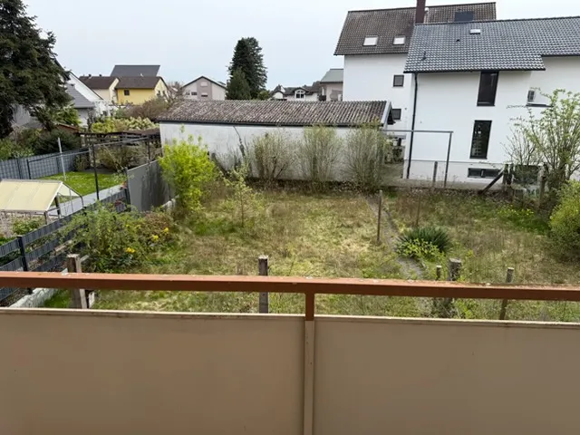 Blick vom Balkon