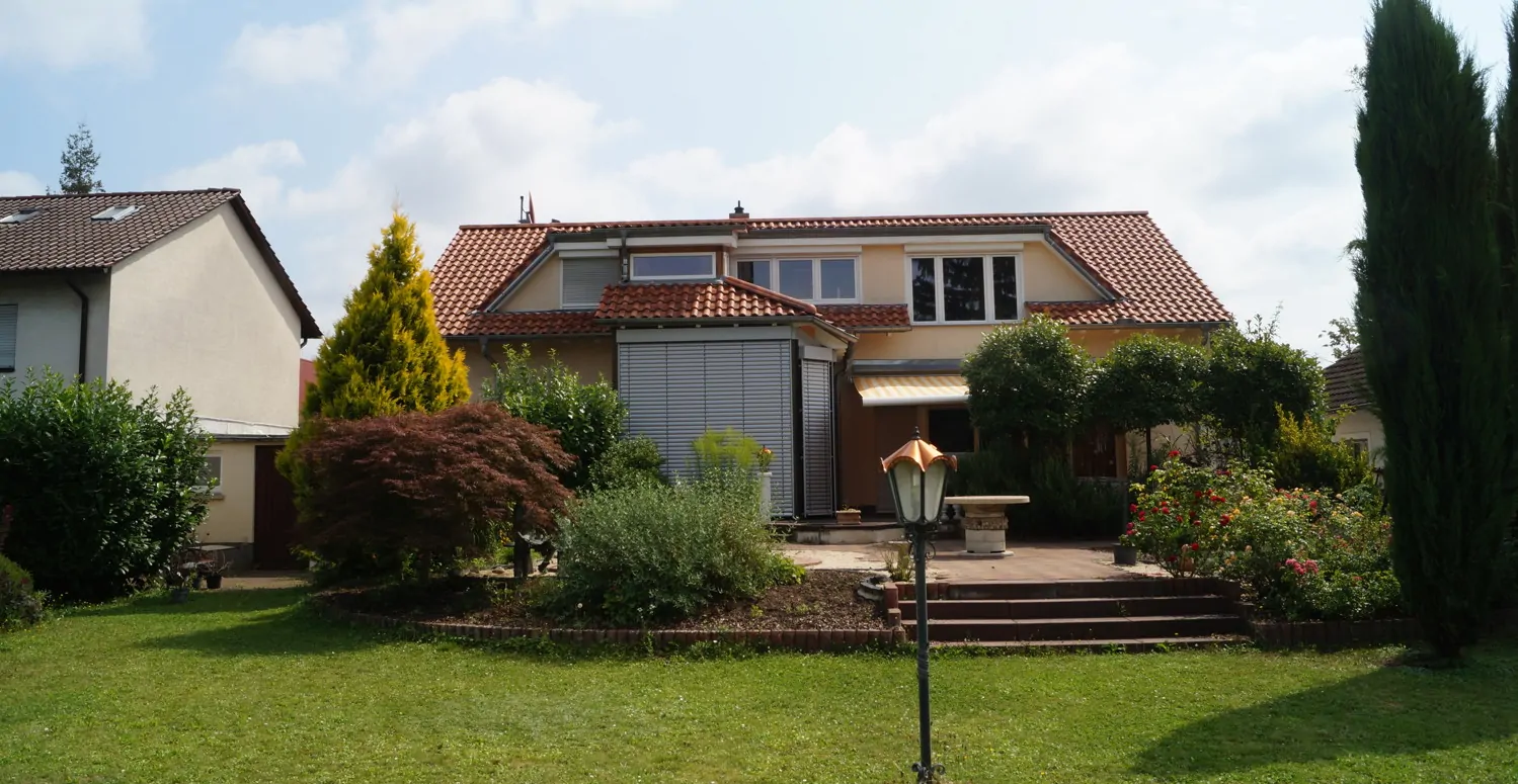 Blick auf die Immobilie