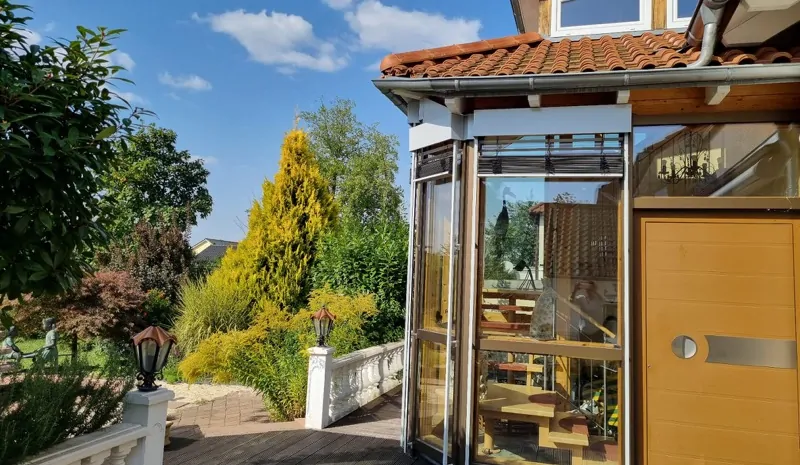 Aufgang zum Dachgeschoss