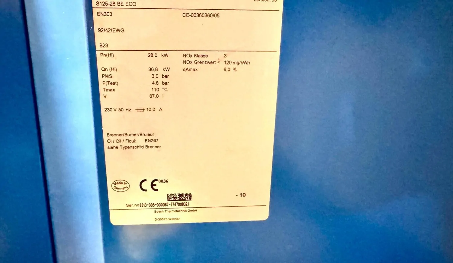 Niedertemperatur-Heizkessel